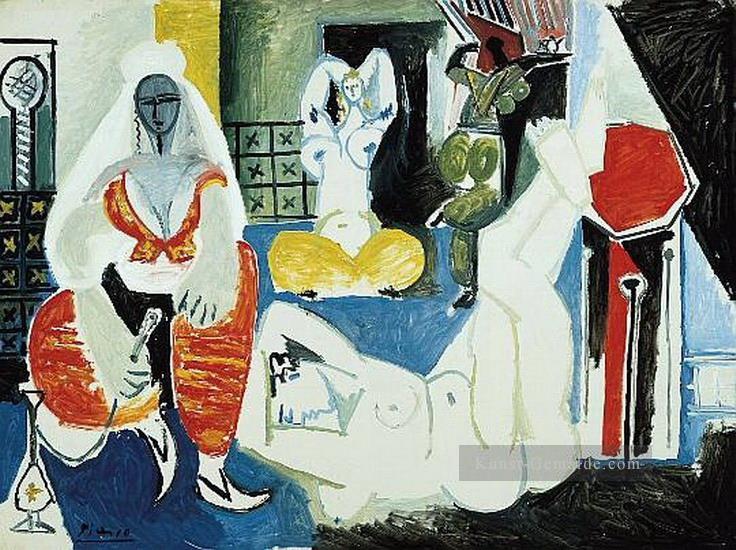 Les femmes d Alger Delacroix IX 1955 Kubismus Pablo Picasso Ölgemälde